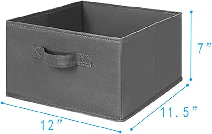MAX Houser Hanging Shelf Closet Storage Organizer Removable Drawers ,Hanging Storage Organizer Hanging Sweater 2 Sock Underwear Drawers for Closet, Bedroom, Dark Grey