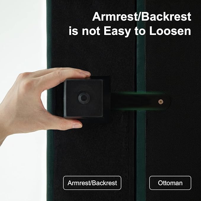 Belffin Modular Sectional Sofa U Shaped Sectional Couch with Reversible Chaises Velvet Modular Sofa with Storage Seat Green