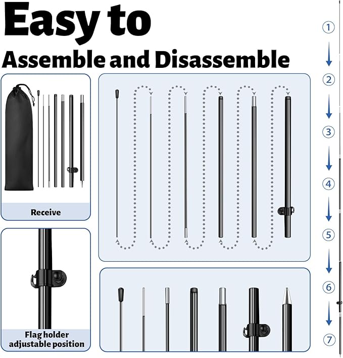44 Pcs Open House Signs for Real Estate Agent Supplies, Double Sided Open House Flag Kit for Outside, 7.6 x 5.4 Ft Blue Banner Flag Poles Set with Directional Arrows Yard Sign Stakes Balloons