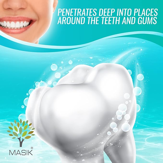 Masik Natural Lemon Grass Toothpaste ā Whitening & Sensitive Teeth | Dead Sea Salt | Stain & Plaque Remover | Bleeding Gums & Canker Sore Care | Fluoride & SLS-Free | Non-Foaming | Made in Israel