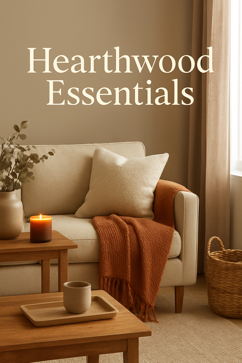 Hearthwood Essentials: Where Everyday Living Meets Natural Comfort