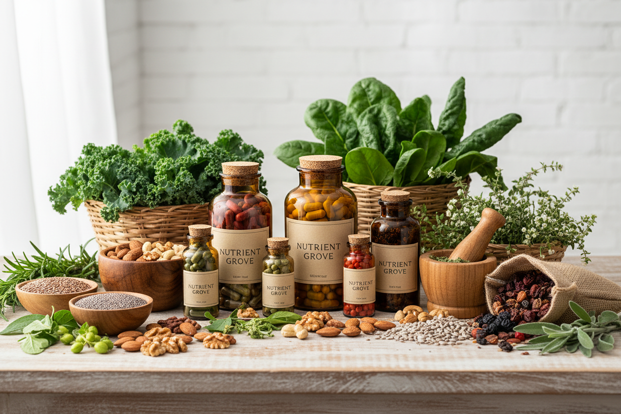 daily nutrition, natural energy, immune balance, digestive wellness, holistic health, Nutrient Grove