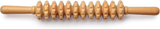 Beech Wood Body Massage Roller - Anti Cellulite Therapy Tools for Body Shaping