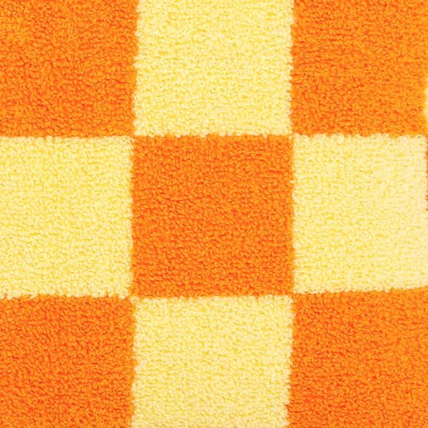 Alysheer Checkered Embroidered Decorative Throw Pillow Covers 18"x 18" Set of 2, Farmhouse Boho Orange Yellow Plaid Tufted Patterned Cotton Canvas Cushion Case for Sofa Couch Bed Living Room Outdoor