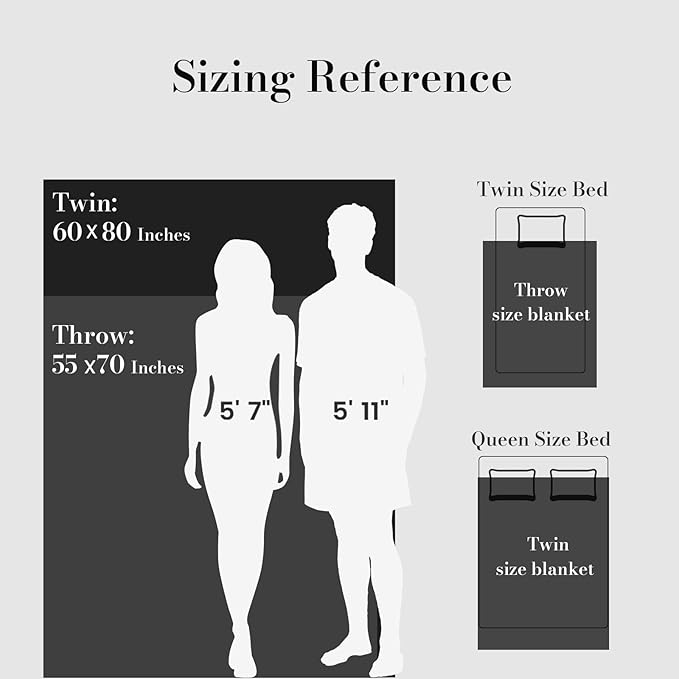 Amélie Home Faux Fur Throw Blanket for Couch, Cozy Fuzzy Fluffy Fur Luxurious Soft Striped Plush Gift Blankets for Family Sofa Chair Bed Living Room Bedroom, 55"x70", Black