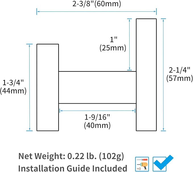 Angle Simple Bathroom Towel Hooks, Stainless Steel Robe Coat Hooks for Wall, Matte Black, 2 Pack