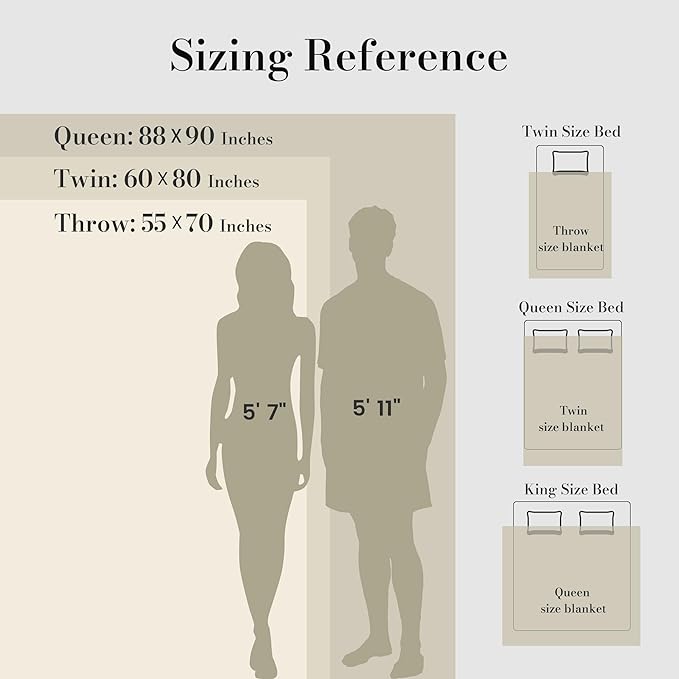 Amélie Home Luxury Striped Faux Fur Throw Blanket for Couch, Embossed Split Fur Cozy Fuzzy Fluffy Luxurious Soft Plush Sofa Chair Bed Gift Blankets for Women Men Wife Friend, 88"x90", Ivory