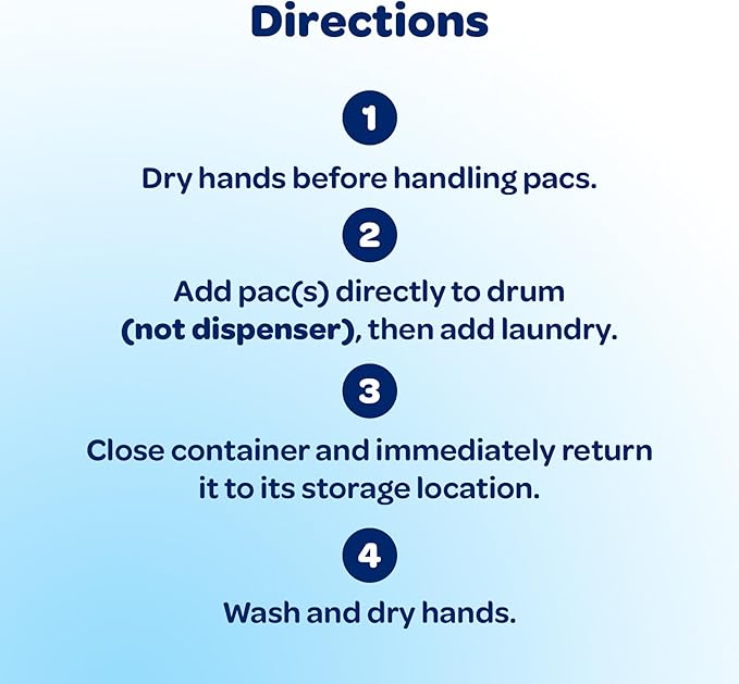 all free clear, Original, MIGHTY PACS Laundry Detergent Pacs for Sensitive Skin, Unscented and Hypoallergenic, 66 Count (Pack of 2)