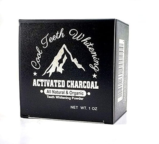 Activated Natural Organic Charcoal Toothpaste For Sensitive Tooth and Gum Powder - Whiten, Clean and Detoxify - Vegan - No Chemicals - No Bleach Whitener