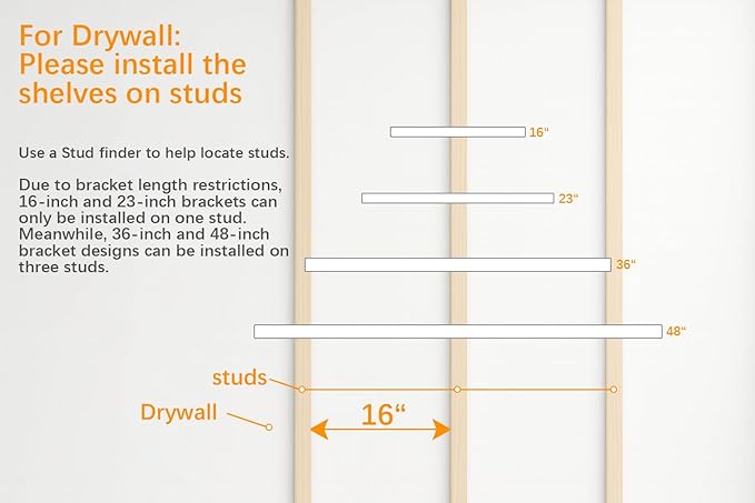 BAYKA Floating Shelves Set of 2, 22.5" Rustic Wood Wall Mounted Shelves for Bedroom, Living Room, Kitchen & Office, Hanging Display Shelf with 22 lbs Capacity (Rustic Brown)