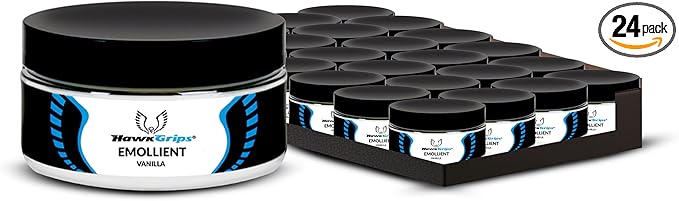 8oz Massage Emollient, Vanilla, Emollient for IASTM and Massage, Soft Tissue Mobilization & Lubrication for Massage Therapy, Shea Butter, Oil Based, Vegan, Cream Alternative, Pack of 24