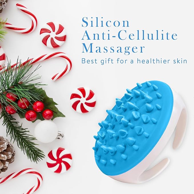 Anti Cellulite Massager Roller - Anticellulite Fascia Blaster for Cellulite Remover - Improves Blood Flow Use Cellulite Brush & Cellulite Roller with Cream or Oil for Cellulite Treatment