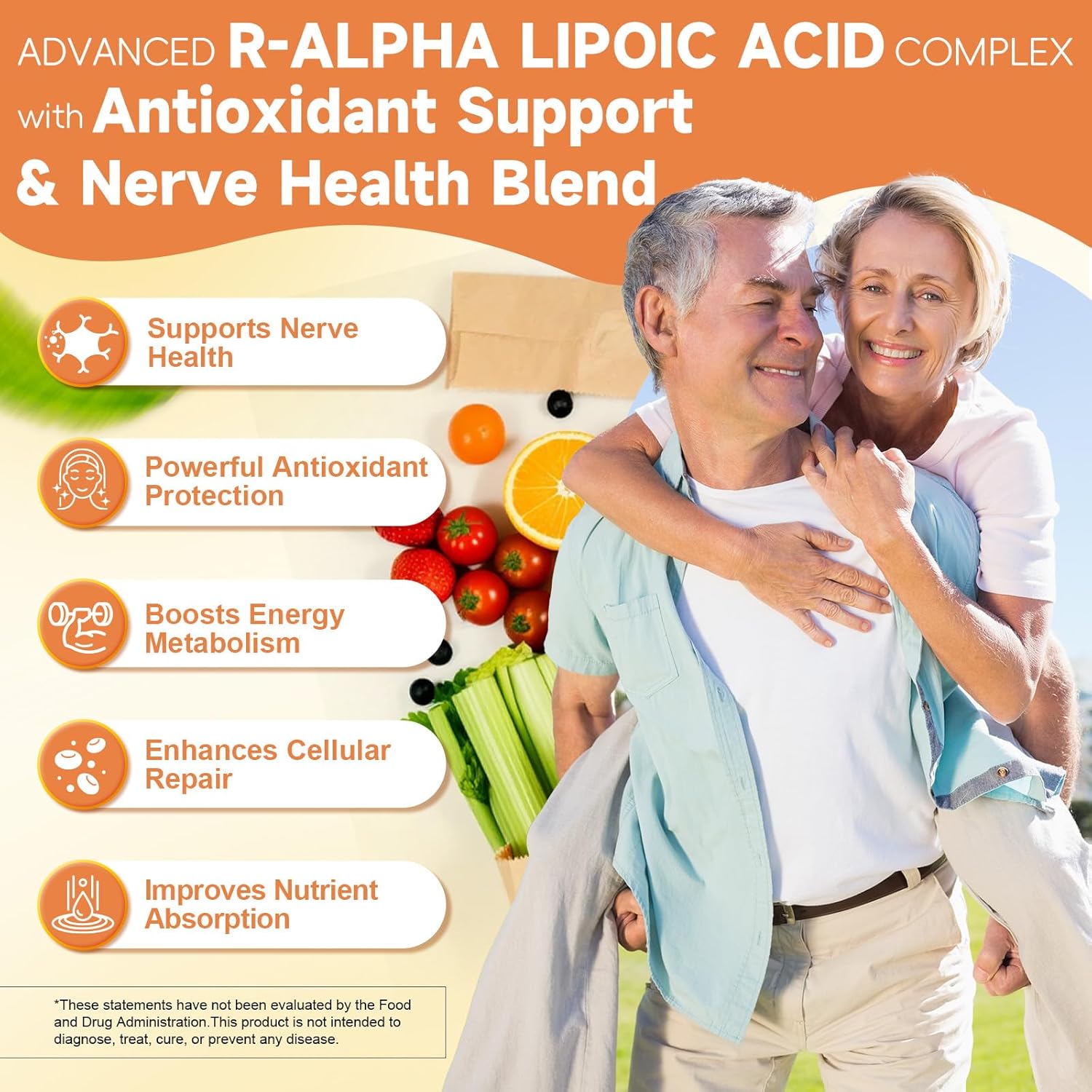 (2 Packs) R Alpha Lipoic Acid 1000mg with Benfotiamine - Sodium ALA Supplement for Neuropathy Support Nerve Health & Antioxidant, Cell Energy, Metabolism and Anti-Aging, Non-GMO, Gluten Free, Vegan