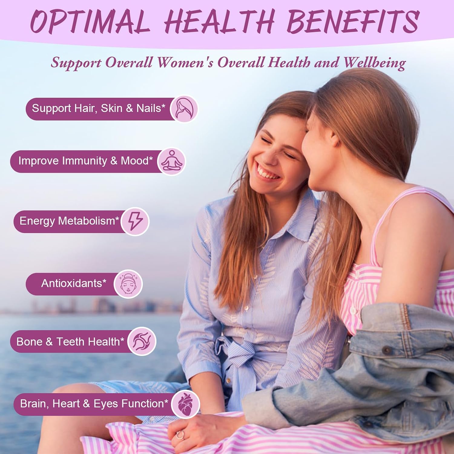 (2 Pcs) Totaria Sugar Free Multivitamin Gummies for Women 14+ w/Iron, Inositol, Folate, Biotin, Womens Daily Multivitamin Gummy w/Vitamin A, C, B, D3, K2, for Hair, Skin, Energy, Immune, Mixed Flavors