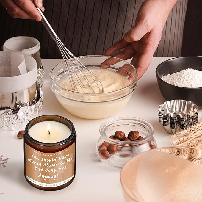 Auelife House Warming Gifts New Home, Housewarming Candle, Unique House Warming Gift, New House Gift, New House Candles for Home, Homeowner Gifts for Friend, Family, Women, Men