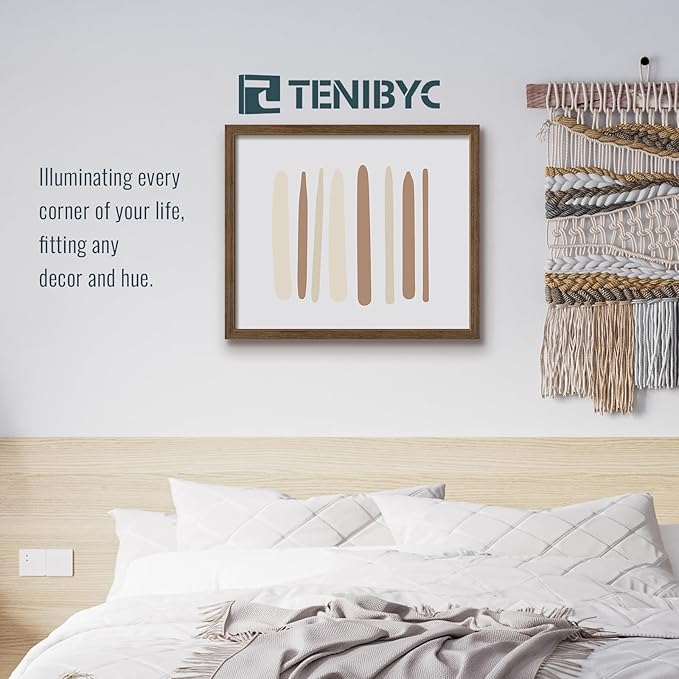 20x24 Poster Frame 3 Pack - Brown Woodgrain, Wood Picture Frame, Wall Gallery Frame - Wall Hanging