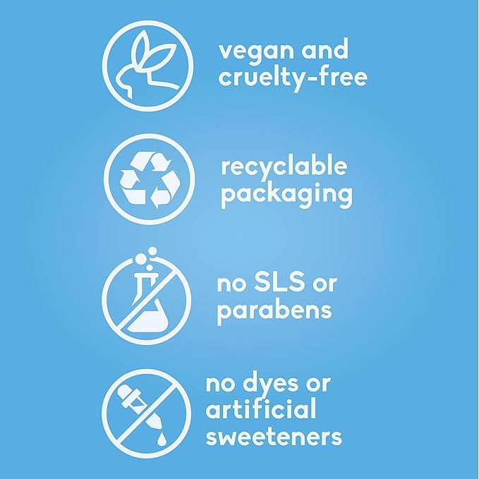 The Humble Co. Sensitive Toothpaste – Natural Spearmint Fluoride Free Toothpaste for Fresh Breath and Helps Remove Plaque, Vegan Cruelty Free Oral Care, Non-Toxic SLS Free Toothpaste (5.5 oz, 2pk)