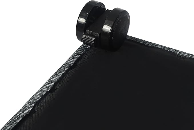 Adeco 17.5" Square Fabric Ottoman with Storage, Upholstered Cotton Linen Foot Rest, Flip Top Footstool, Small Cube Coffee Table Extra Seat for Living Room, Bedroom, Grey with Rolling Legs