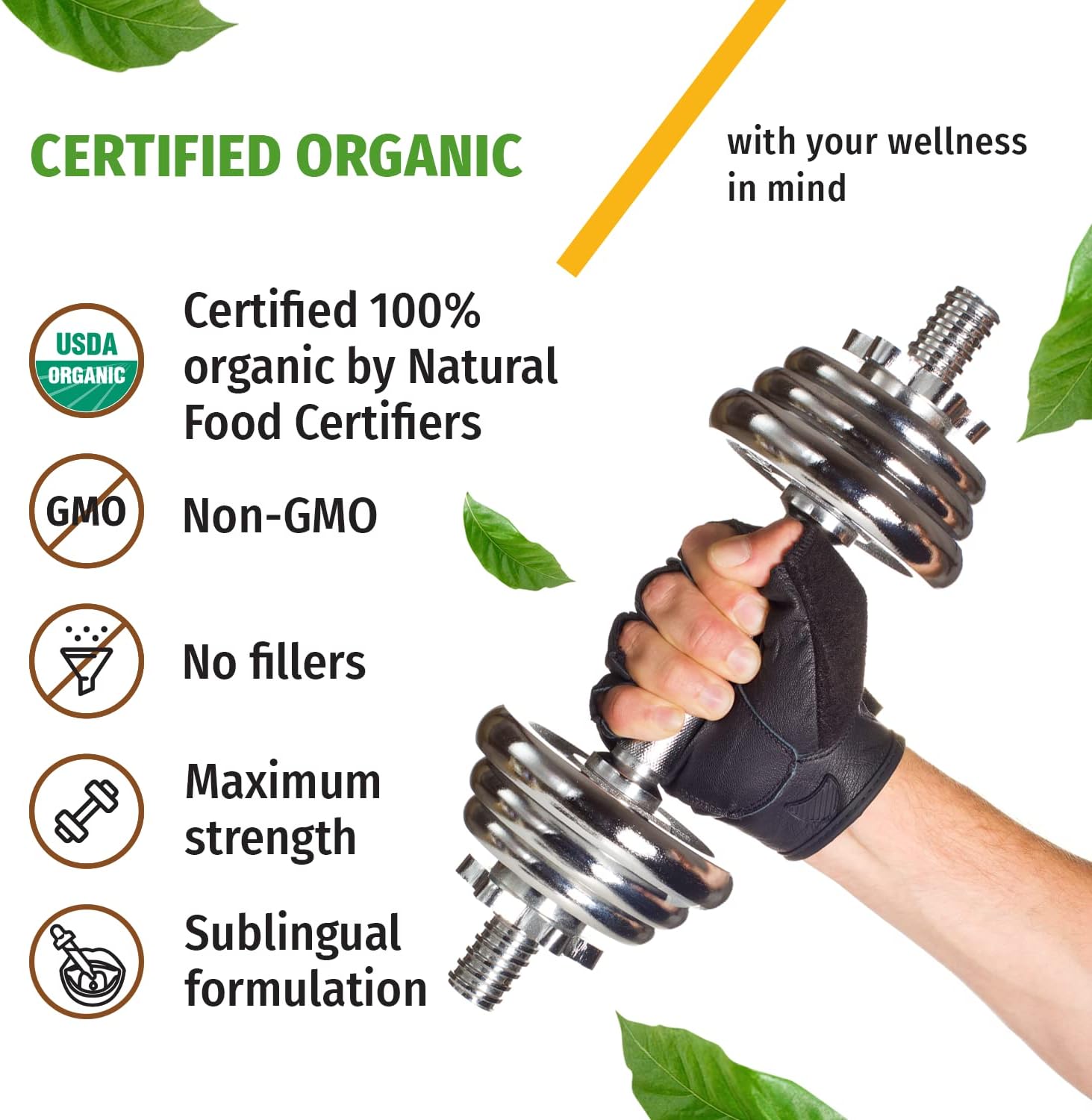 (2 Pack) Organic Vitamin D3 K2 Drops 5000 IU with MCT Oil Omega 3 - Maximum Strength Liquid D3 with No Fillers, Non-GMO for Faster Absorption, Immune Support (Strawberry, 2 Fl Oz)