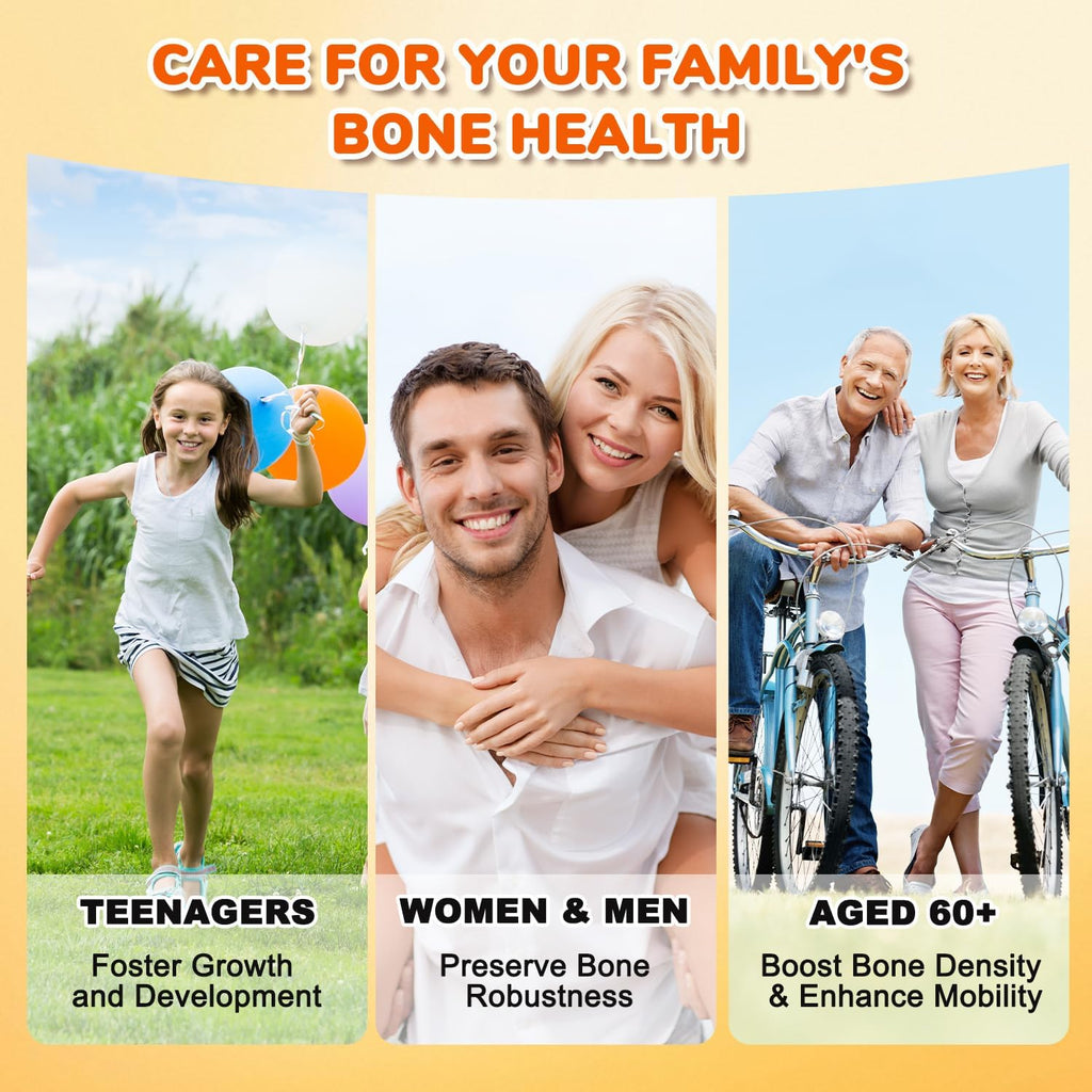 (2 Pack) Calcium Citrate Gummies,Calcium 1200 mg with Vitamin D3 and K2 for Women & Men.Supports Bone Muscle & Teeth - Natural Orange Flavor,120 Gummies- 60 Day Vegan Supply