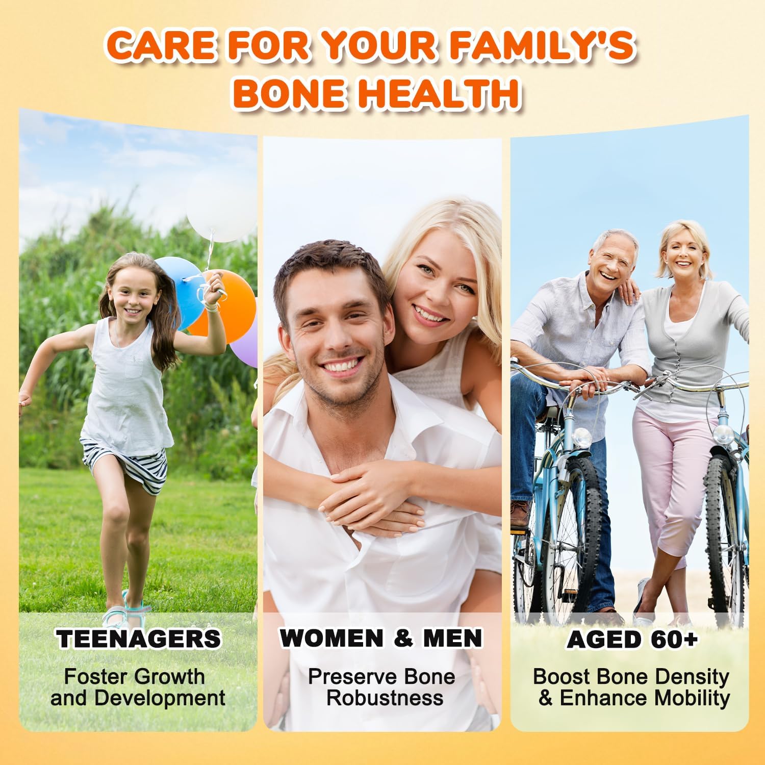 (2 Pack) Calcium Citrate Gummies,Calcium 1200 mg with Vitamin D3 and K2 for Women & Men.Supports Bone Muscle & Teeth - Natural Orange Flavor,120 Gummies- 60 Day Vegan Supply