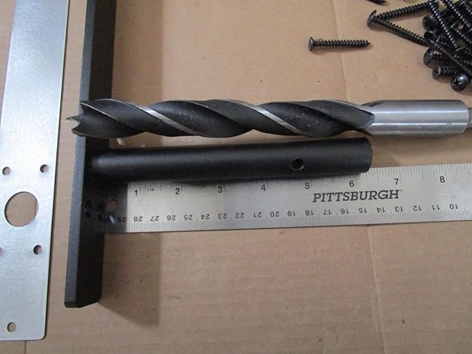 38'' Heavy-Duty Floating Shelf Bracket, Hidden Shelf Bracket for Fireplace Racks and Shelves, if Installed on Studs, max Load of 210 pounds, 38 inches (with Ease kit)