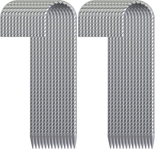 16 Inch 28 Pack Rebar Stakes, 3/8" Diameter J Hook Steel Ground Anchor Stakes, Heavy Duty Galvanized Tent Stakes, Metal Fence Stakes for Outdoor Decoration Yard Inflatables Gardening