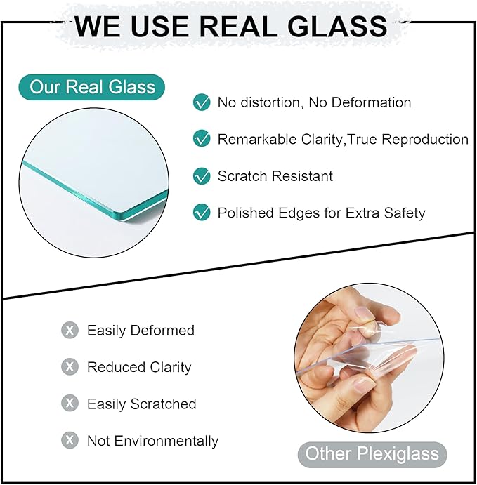 5x7 Picture Frame Set of 4, 5 x 7 Wood Photo Frames with Mat for 4x6, Wooden Frame with Real Glass Cover for Wall and Tabletop Display,Gold