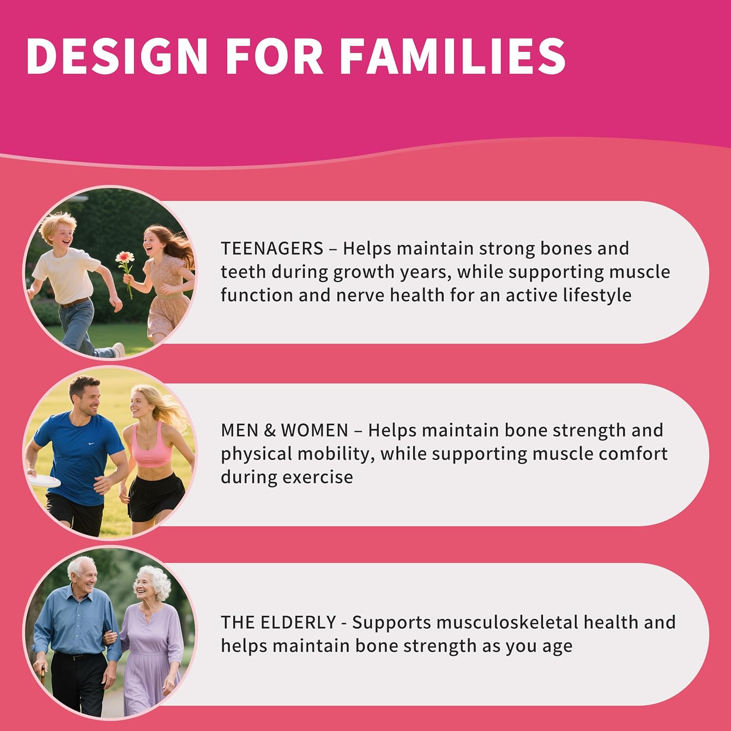 (3 Pack) Calcium Citrate Gummies 1200 mg for Adults, High Absorption Calcium Supplement for Women & Men, Sugar Free, Non-GMO, Gluten Free, Supports Muscle & Immune - Natural Peach Flavor