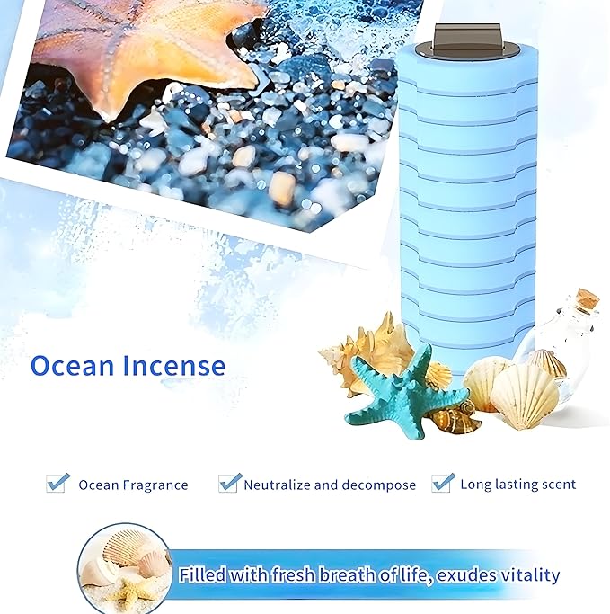 56 Count Toilet Bowl Wand Refills, KIRIKIT Wall-Mounted Disposable Toilet Cleaner Brush Heads for Bathroom Toilet Scrubber Cleaning Accessories, Lavender, Lemon, Ocean