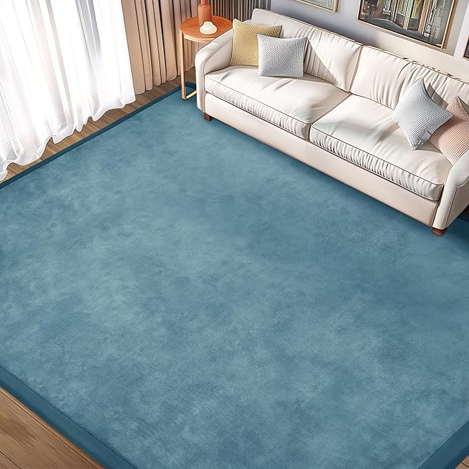 Baby Play Mat 1.2" Thick Memory Foam Nursery Rug Area Rug, 13’1” X 6’7” Yoga Mat Playmat Crawling Mat for Baby,Toddlers, Infants, Kids,Floor Mat Tatami Mat for Living Room with Non-Slip(Green)