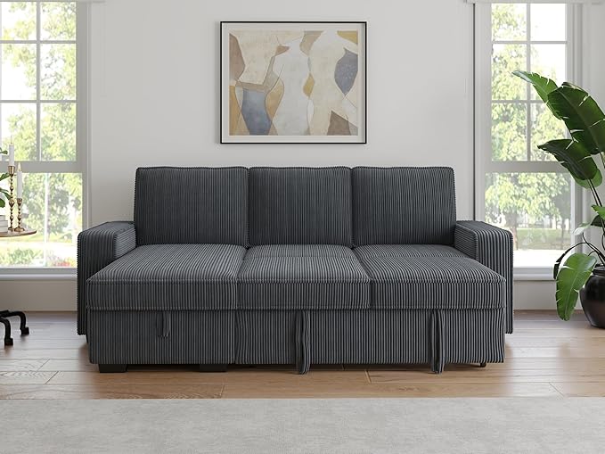 91-inch Reversible Sectional Sleeper
