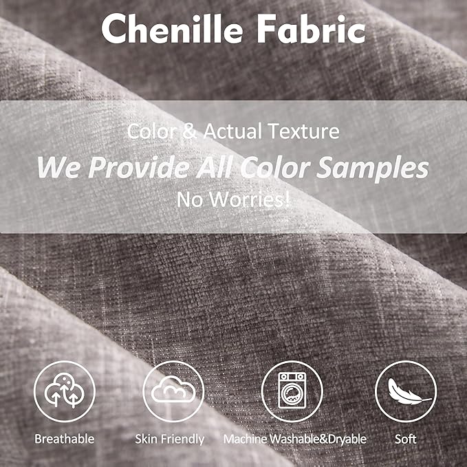 142.5" U Shaped Couch, Modular Sectional Sofa, 3-Seater Comfy Cloud Couch with Movable Ottoman, Deep Seat Couches for Living Room, Chenille, Slate