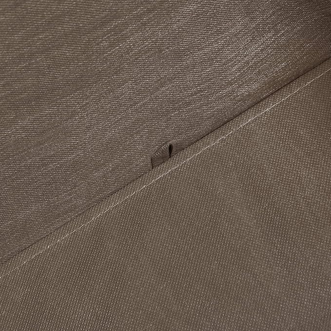 Amazon Basics Collapsible Cube Storage Organizer Bins, 6-Pack, 10.5 x 10.5 x 11 inches, Taupe