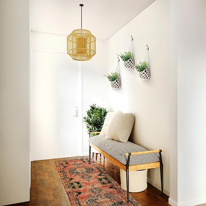 3PK Wall Planters for Indoor Plants, Macrame Plant Hanger | Wall Planter, Plant Hanger, Hanging Planter (3PK, for 4 inch Pot)