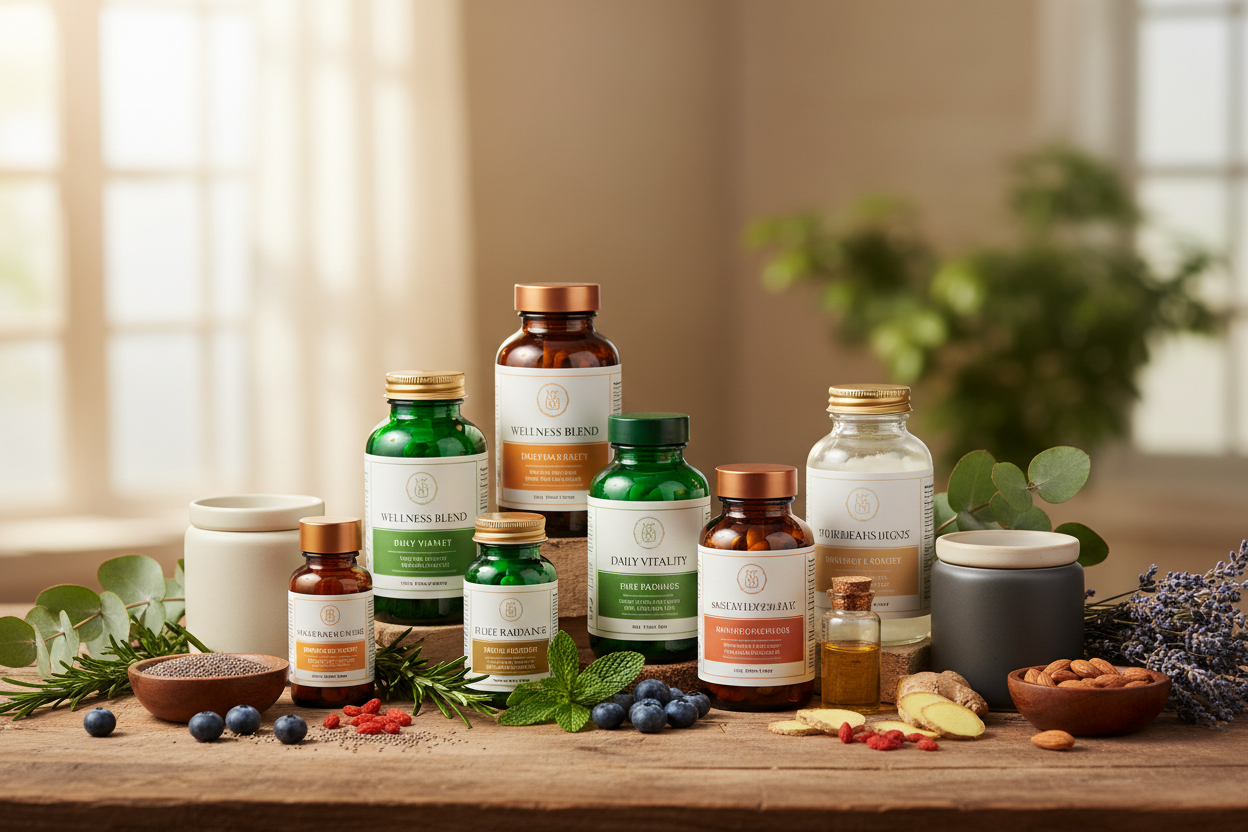 Premium natural supplements crafted to boost energy, immunity, and overall wellness.
